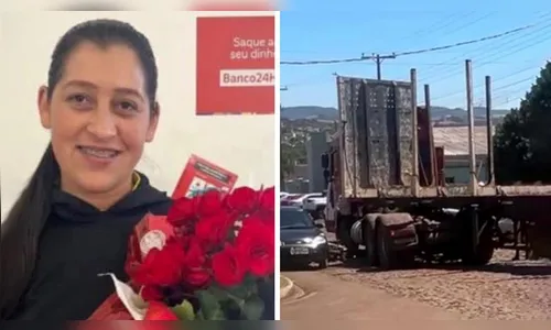 Mulher morre em acidente entre moto e caminhão em Pitanga