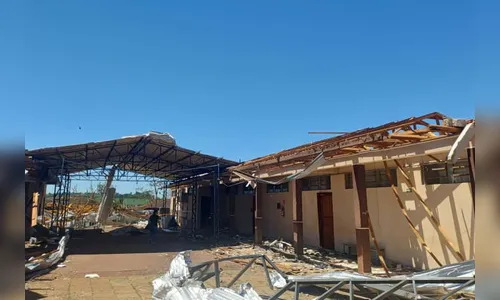 PR libera recursos para acelerar reconstrução de escolas afetadas pelo tornado