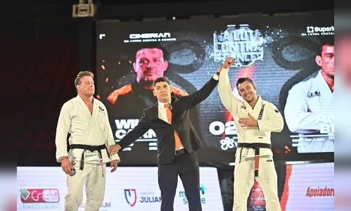 Atleta representa Apucarana em grande evento beneficente de jiu-jítsu