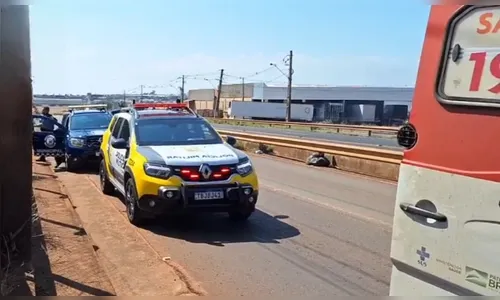 Homem morre ao ser baleado e mulher é esfaqueada em motel de Arapongas