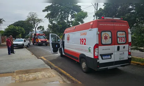 Colisão entre duas motos deixa dois feridos em Apucarana