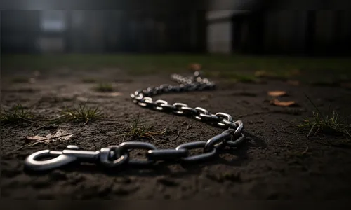 Mulher usa corrente de cachorro para agredir companheiro em Cambira