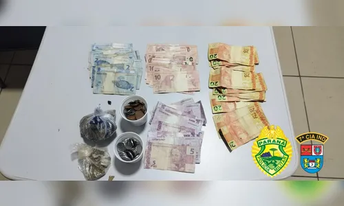 Cães farejadores localizam drogas e homem é preso pela PM em Arapongas
