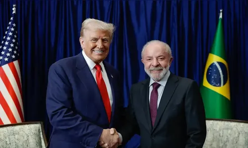 Lula e Trump se encontram e discutem relações entre Brasil e EUA