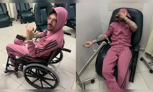 Luan Pereira passa mal, vai ao hospital e revela diagnóstico