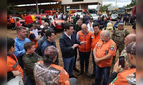 Após tornado, Ratinho Jr lança força-tarefa para reconstruir cidade