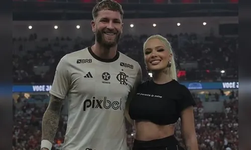 Karoline Lima assiste jogo do Flamengo após término com Léo Pereira