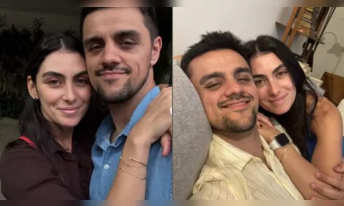 Esposa de Felipe Simas diz que orou para o ator não ter papéis na TV