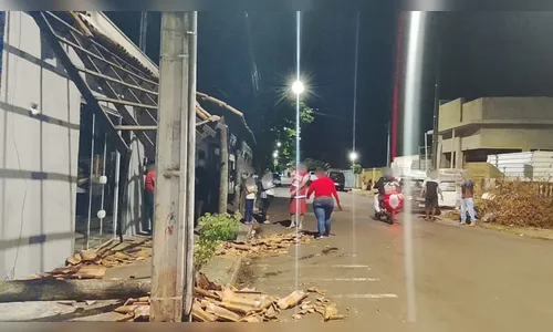 Motorista desvia de carro e bate em comércio no Núcleo João Paulo