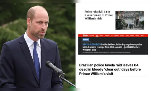 Viagem do príncipe William ao RJ preocupa após megaoperação