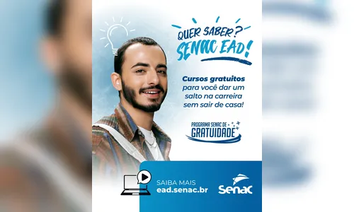 Inscrições para cursos gratuitos do Senac terminam neste domingo