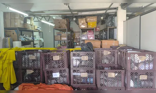 PCPR apreende materiais de bonés falsificados em Apucarana