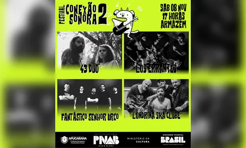 Apucarana recebe Festival Conexão Sonora neste fim de semana