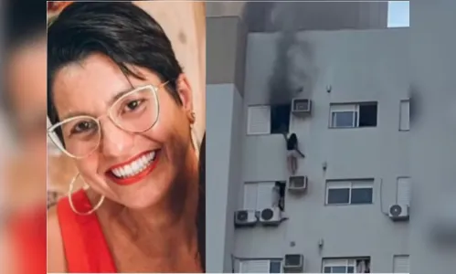 Mãe resgatada pela filha em incêndio recebe alta no Paraná