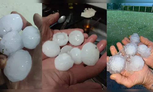 Temporais com granizo atingem Apucarana e destelham casas em Jandaia