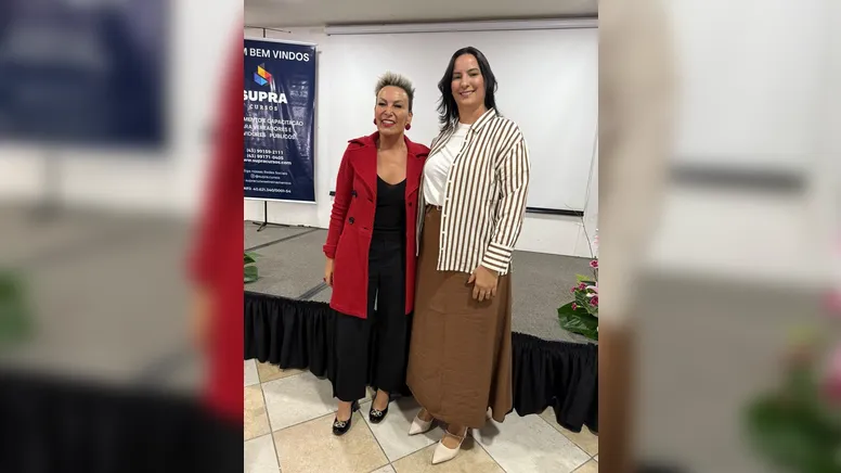 Deputada Cloara Pinheiro (PSD) e vereadora Marli Munhos (União)