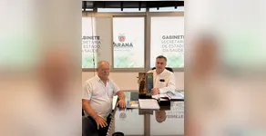 Ditão Pupio e secretário Beto Preto