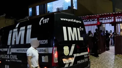 A Polícia Militar isolou a área para o trabalho da perícia