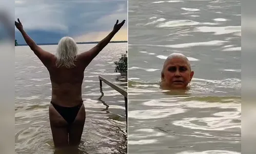 Fafá de Belém homenageia estado do Pará com topless; veja