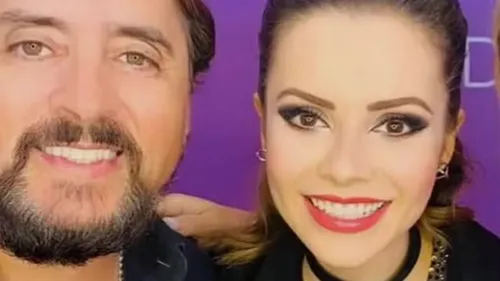 A cantora Sandy e o tio Mauri
