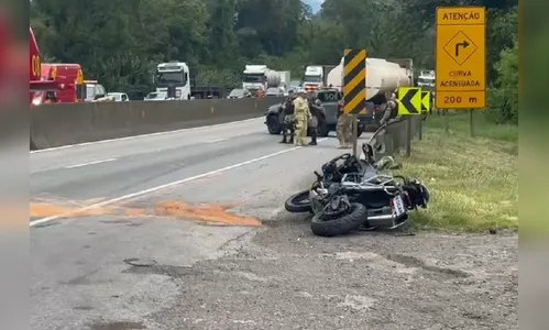 Policial Militar fica gravemente ferido em acidente na BR-277 no PR