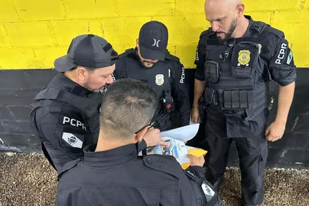 A operação acontece com o apoio da Policia Militar do Paraná (PMPR) e da Polícia Penal do Paraná (PPPR)