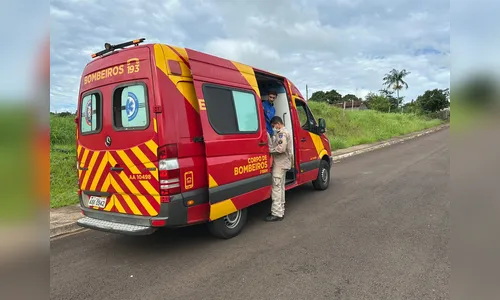 Homem se fere após sofrer queda de bicicleta no bairro Novo Horizonte