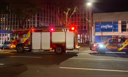 Fumaça na agência da Caixa mobiliza bombeiros e PM em Apucarana
