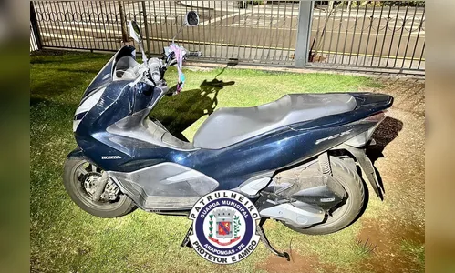 Moto é recuperada pela GM com sinais de adulteração em Arapongas