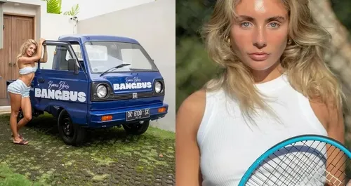 Bonnie Blue ganhou notoriedade internacional no início deste ano, após afirmar que manteve relações sexuais com mais de mil homens em um período de aproximadamente 12 horas — fato documentado em um de seus filmes