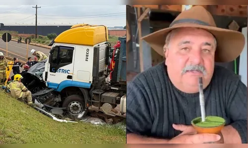 Ex-vereador morre em acidente na BR-277; esposa e filhos ficam feridos