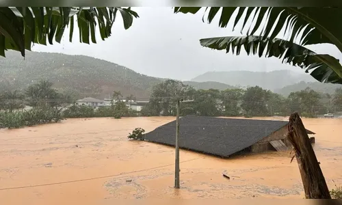 Cidades submersas: chuvas transformam ruas em rios em SC