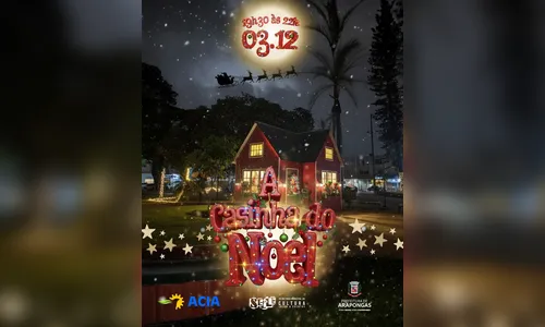 Casinha do Noel em Arapongas abre oficialmente nesta quarta-feira (03)