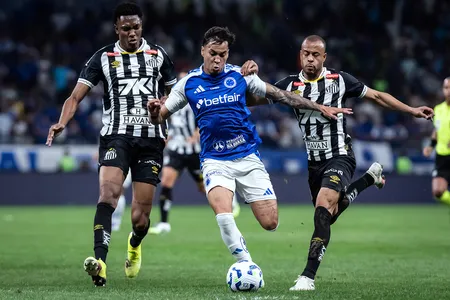 Cruzeiro e Santos se enfrentam na 38ª rodada do Brasileirão 2025