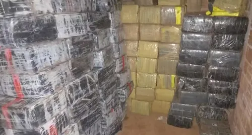 Droga foi apreendida pelas forças de segurança
