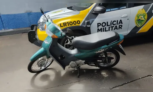 Suspeito alega compra via Pix e é preso com moto furtada