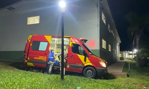 Estudante sofre queda na Unespar de Apucarana e é socorrida pelo Siate