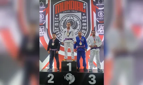 Apucaranense Hilario Caldeira conquista Mundial de Jiu-Jítsu da CBJJE