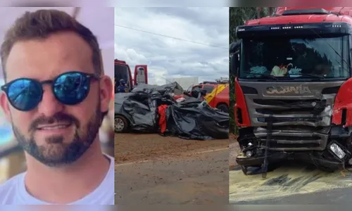 Comerciante morre após acidente entre carro e caminhão no PR