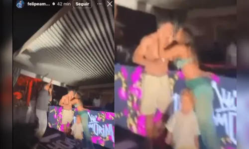 Cocielo e Tata Estaniecki são flagrados aos beijos após separação