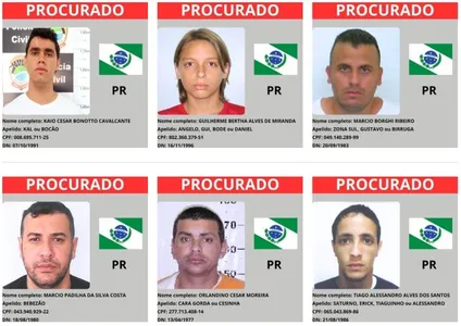 Lista divulgada pelo Ministério da Justiça