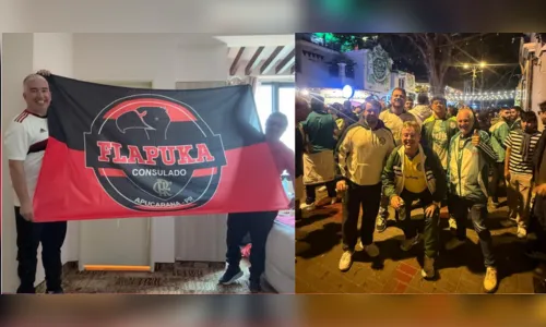 Torcedores apucaranenses marcam presença na final da Libertadores