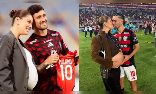 Arrascaeta, do Flamengo, anuncia nascimento do filho: 