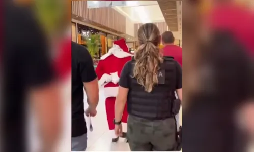 Papai Noel de shopping é preso por estupro de vulnerável em SC