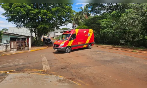 Motociclista de 27 anos sofre queda e é encaminhado para a UPA