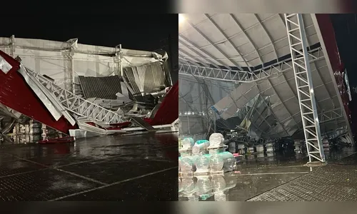 Temporal com microexplosão gera estragos em cidade de SC; veja