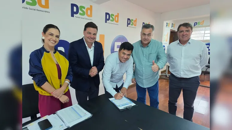 O prefeito de São João do Ivaí, Fábio Hidek Miura, se filiou ao PSD