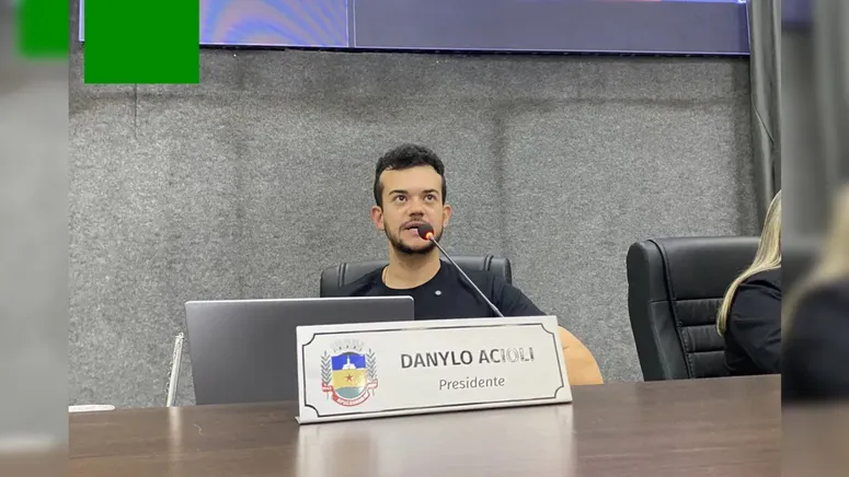 Presidente da Câmara, vereador Danylo Acioli (MDB)