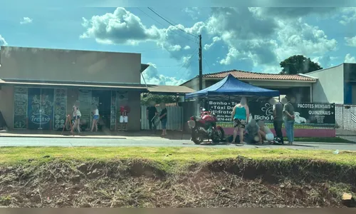 Duas pessoas ficam feridas em acidente entre motos em Apucarana