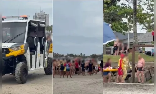 Criança de 3 anos é atropelada por buggy da PM em praia de Guaratuba